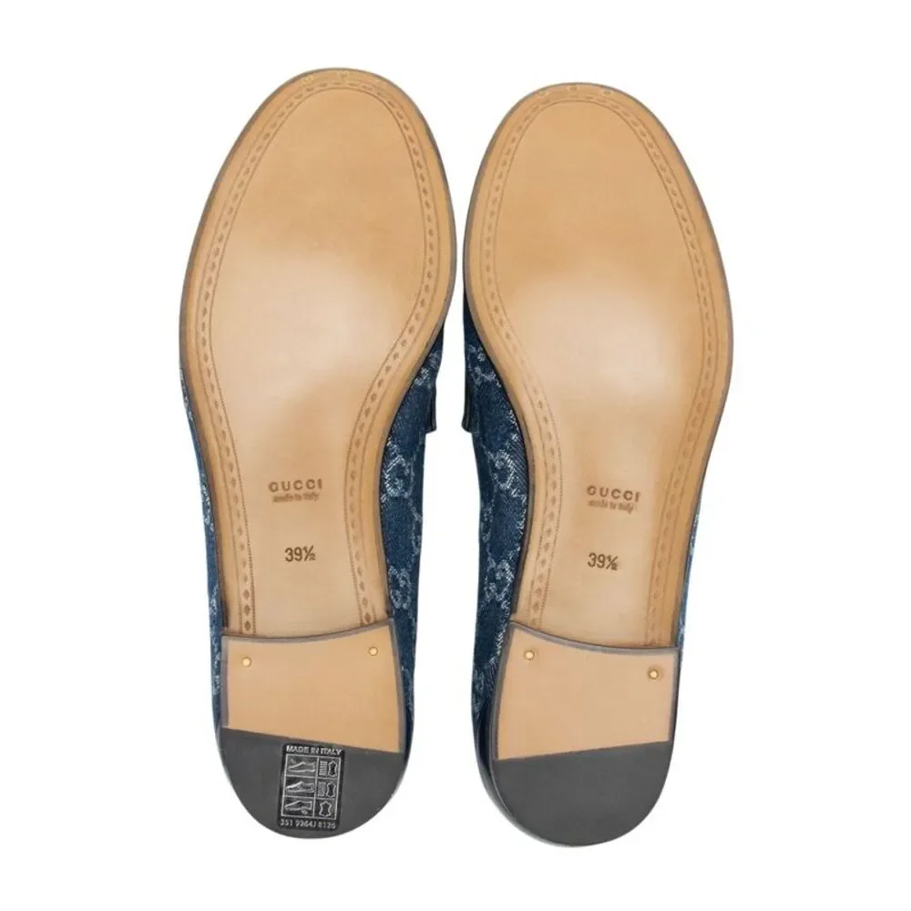 Gucci GG Denim Horsebit 1953 Loafers - Size 9.5 / 39.5